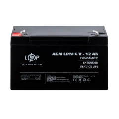 Акумулятор AGM LogicPower LPM 6V 12 Ah