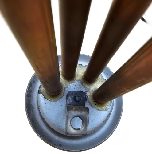 Тен для бойлера 1500 Вт (мідний, фланець Ø63 мм, під анод M6) Thermowatt