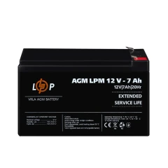 Акумулятор AGM LogicPower LPM 12V 7 Ah