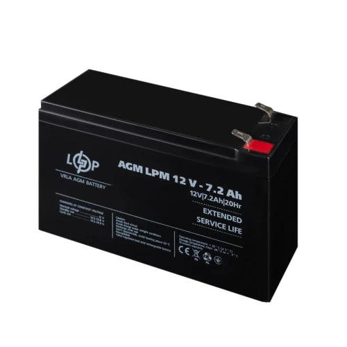 Акумулятор AGM LogicPower LPM 12V 7.2 Ah