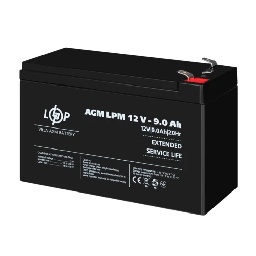 Акумулятор AGM LogicPower LPM 12V 9 Ah