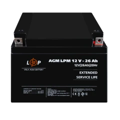 Акумулятор AGM LogicPower LPM 12V 26 Ah