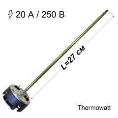 Терморегулятор стрижневий RTS 3, 20А, L=270мм, Thermowatt