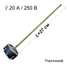 Терморегулятор стрижневий RTS 3, 20А, L=270мм з прапорцем, Thermowatt