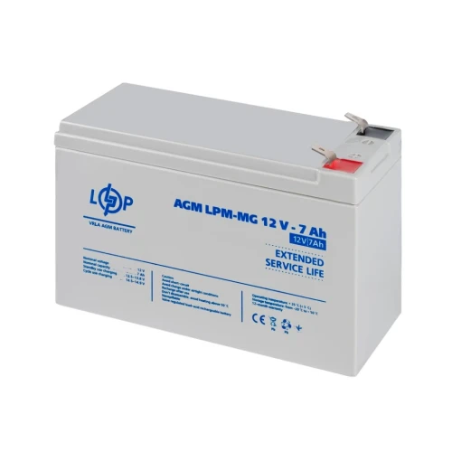 Акумулятор AGM LogicPower LPM-MG 12V 7 Ah мультигелевий