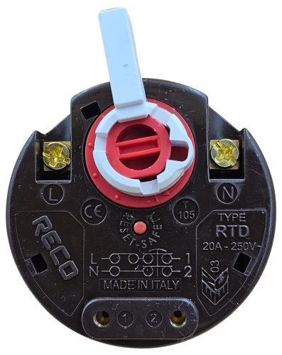 Терморегулятор стрижневий RTD 20А, L=270мм з прапорцем, Reco