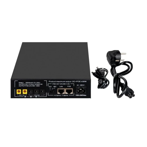 ДБЖ для роутера GreenVision GV-701-UPS-DC16-60W 16000 mAh, 60W, DC 9/12V, RJ-45