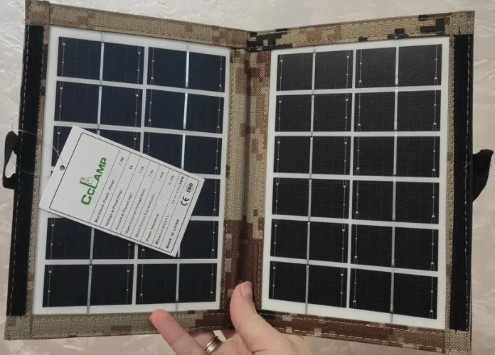 Сонячна панель складна CCLamp CL-670 7W з USB