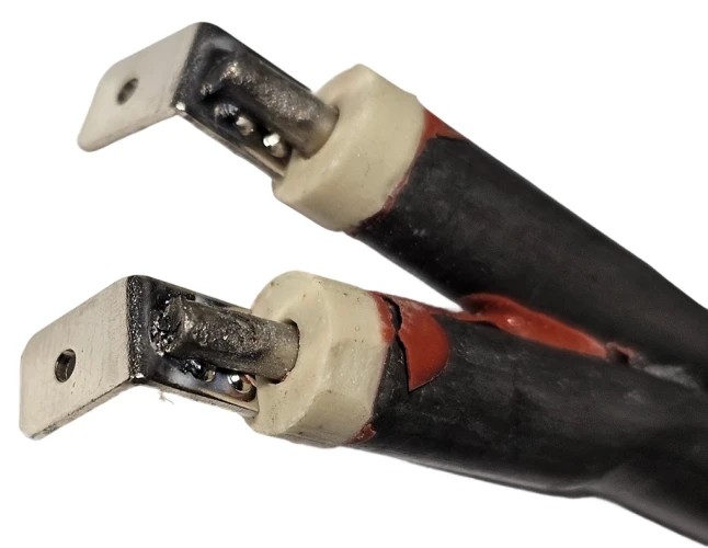 Тен сухий для бойлера 1000 Вт (нержавійка, 400 мм, Ø12 мм, під фланець-колбу)