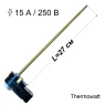 Терморегулятор стрижневий TAS 15А, L=270мм з прапорцем, Thermowatt